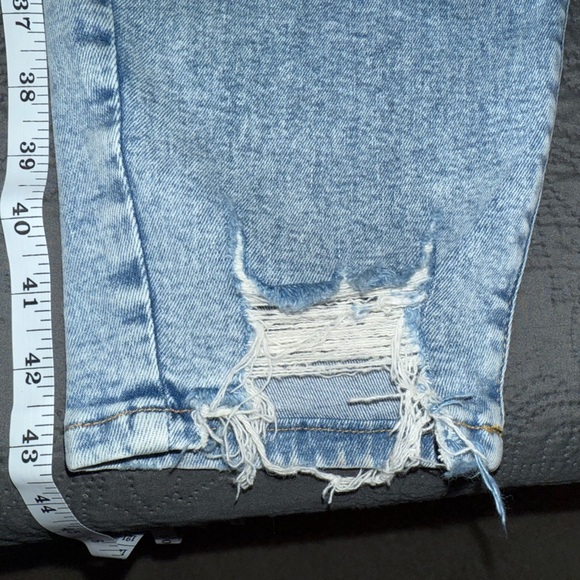 Lane Bryant Women’s 26 Distressed Skinny Jeans Medium Wash Stretch Denim - Picture 5 of 7